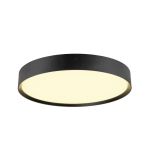 SLV Decona 42 Deckenleuchte Aluminium Schwarz Rund 23W 2680lm - 930-940 CCT | IP44 - Höchste Farbwiedergabe - Dimmbar 