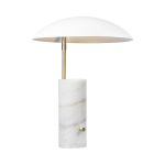 DFTP by Nordlux Tischlampe Mademoiselles Marmor und Metall Weiß | Geeignet für 1x GU10