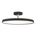 DFTP by Nordlux LED Pendelleuchte Kaito Metall Schwarz 24W 1840lm - 830 Warmweiß | Dimmbar
