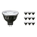 Mehrfachpackung 10x Philips Master LED Spot GU5.3 MR16 6.7W 440lm 36D - 930 Warmweiß | Höchste Farbwiedergabe - Dimmbar - Ersatz für 35W