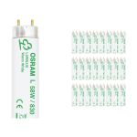 Mehrfachpackung 25x Osram T8 Lumilux 58W - 830 Warmweiß | 150cm