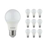 Mehrfachpackung 10x Noxion Lucent Classic LED E27 Birne Matt 4.9W 480lm - 830 Warmweiß | Ersatz für 40W