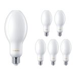 Mehrfachpackung 6x Philips TrueForce Core LED E27 HPL/SON Matt 18W 3000lm 300D - 840 Kaltweiß | Ersatz für 80W