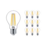 Mehrfachpackung 10x Philips MASTER Value LED Glühbirne E27 Birne Klar 5.9W 806lm - 927 Extra Warmweiß | Höchste Farbwiedergabe - Dimmbar - Ersatz für 60W
