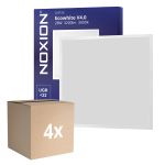 Mehrfachpackung 4x Noxion LED Panel Ecowhite V4.0 28W 3200lm - 830 Warmweiß | 60x60cm - Philips driver