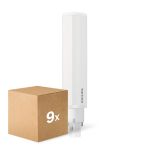Mehrfachpackung 9x Philips CorePro PL-C LED 8.9W 1100lm - 840 Kaltweiß | 2-Pins - Ersatz Für 26W