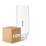 Mehrfachpackung 10x Philips CorePro PL-T LED Glühbirne HF 9W - 830 Warmweiß | 4-Pins - Ersatz Für 26W