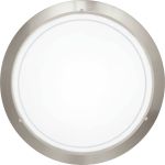 Eglo Deckenleuchte Planet 1 Stahl Satin-Nickel | Geeignet für E27