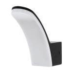 Eglo Wandleuchte Fiumicino Außenbeleuchtung Aluminium Schwarz 11.5W 1200lm - 830 Warmweiß