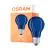 Osram LED Star Classic Decor E27 Birne Fadenlampe Matt 2.5W 10lm - Blue | Ersatz Für 4W