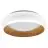 Ledvance LED-Deckenleuchte Orbis Livia Weiß und Holz 16W 750lm - 830 Warmweiß | Berührungsdimmbar
