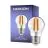 Noxion Lucent Lustre LED E27 Kugel Fadenlampe Klar 4.5W 470lm - 827 Extra Warmweiß | Dimmbar - Ersatz für 40W