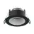 Noxion LED-Spot Ares Tief Schwarz 6W 540lm 927-940 3CCT - mit Innenring Weiß | Ausschnitt 68mm
