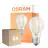 Mehrfachpackung 6x Osram LED Superstar E27 Birne Fadenlampe Klar 7.5W 1055lm - 940 Kaltweiß | Höchste Farbwiedergabe - Dimmbar - Ersatz Für 75W