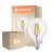 Mehrfachpackung 6x Osram LED Superstar E27 Globe G95 Fadenlampe Klar 11W 1521lm - 927 Extra Warmweiß | Höchste Farbwiedergabe - Ersatz Für 100W