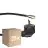 Mehrfachpackung 25x Noxion Power Versorgungskabel Schwarz - Schuko Europlug + Offene Enden - 2m - 3 pole 0,75mm2