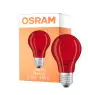 Osram LED Star Classic Decor E27 Birne Fadenlampe Matt 2.5W 45lm - Rot | Ersatz Für 7W