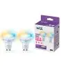 Doppelpack 2x WiZ Smart LED-Spot GU10 PAR16 5W 400lm 36D | Höchste Farbwiedergabe - Dimmbar - Ersatz Für 50W