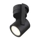 SLV Oculus Wand und Deckenleuchte Aluminium Schwarz 11W 780lm - 920-930 Dim To Warm | Höchste Farbwiedergabe - Dimmbar 