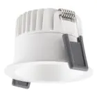 Ledvance LED-Spot Dunkellight Aluminium Weiß 8W 640lm 36D - 927 Extra Warmweiß | Ausschnitt 68mm - IP44 - Höchste Farbwiedergabe - Dimmbar