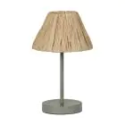 Ledvance Tischlampe Decor Rattan Braun | Geeignet für 1x E27