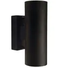 Nordlux Tin Wandleuchte Metall Schwarz Up & Down | Geeignet für 2x GU10