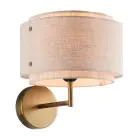 DFTP by Nordlux LED Wandleuchte Takai Rostfreier Stahl Beige | Geeignet für E27