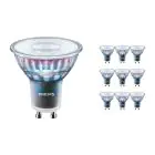Mehrfachpackung 10x Philips MASTER LED Spot ExpertColor GU10 PAR16 3.9W 265lm 36D - 927 Extra Warmweiß | Höchste Farbwiedergabe - Dimmbar - Ersatz für 35W