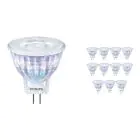 Mehrfachpackung 12x Philips Corepro LED Spot GU4 MR11 2.3W 184lm 36D - 827 Extra Warmweiß | Ersatz für 20W