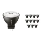 Mehrfachpackung 12x Philips Master LED Spot GU4 MR11 3.5W 200lm 24D - 827 Extra Warmweiß | Ersatz für 20W
