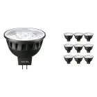 Mehrfachpackung 10x Philips Master LED Spot GU5.3 MR16 6.7W 430lm 10D - 930 Warmweiß | Höchste Farbwiedergabe - Dimmbar - Ersatz für 35W