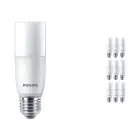 Mehrfachpackung 10x Philips Corepro LED E27 Tubular Stick Matt 9.5W 1050lm - 840 Kaltweiß | Ersatz für 75W