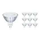 Mehrfachpackung 10x Philips Corepro LED Spot GU5.3 MR16 4.4W 345lm 36D - 827 Extra Warmweiß | Ersatz für 35W
