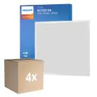 Mehrfachpackung 4x Philips LED Panel CoreLine RC132V 26W 3600lm - 840 Kaltweiß | 60x60cm - UGR 