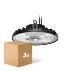 Mehrfachpackung 4x Noxion LED Highbay Ecowhite V2.0 200W 32000lm 120D - 840 Kaltweiß | IP65 - 1-10V Dimmbar