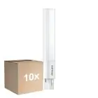 Mehrfachpackung 10x Philips CorePro PL-S LED 5W - 840 Kaltweiß | 2-Pins - Ersatz Für 11W
