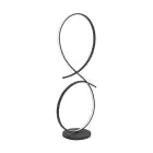Eglo Stehlampe Serpins Aluminium Stahl Schwarz 20W 2500lm - 830 Warmweiß | IP20