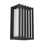 Eglo Wandleuchte Genovese Aluminium Schwarz 10W 1050lm - 865 Tageslichtweiß | IP65