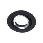 Noxion Einbau Spot Drome MR16 schwenkbar Schwarz | Ausschnitt 69mm - GU10 Sockel