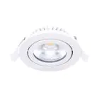 Noxion LED Schwenkbar Slim Spot Weiß Rund 5W 550lm 60D - 940 Kaltweiß | 85mm - IP54 - Dimmbar - Höchste Farbwiedergabe